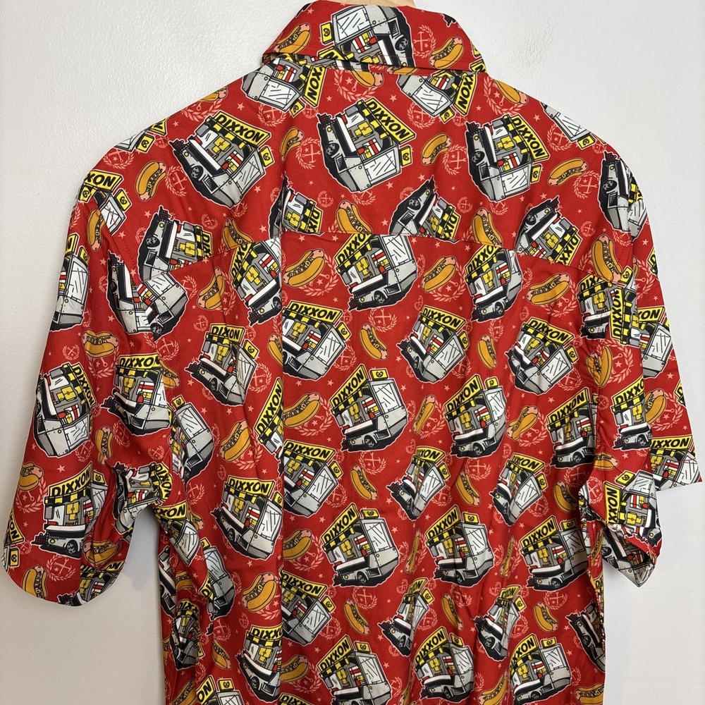 Dixxon Men's XL 'Sausage Fest' Party Blend Shirt Short Sleeve Button-Up NEW - Picture 12 of 13